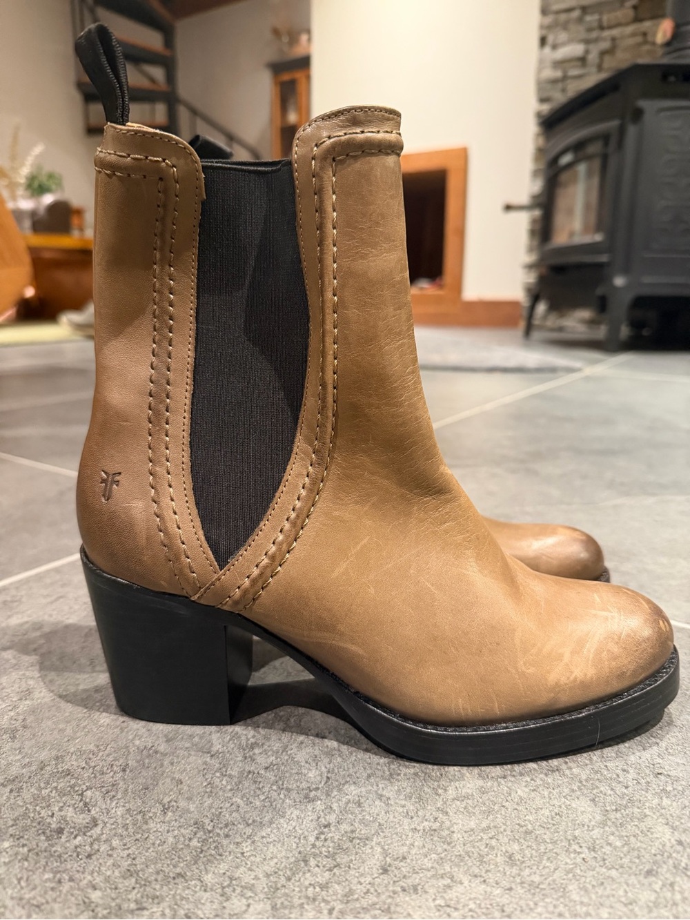 Frye Jean Chelsea Heeled Boots